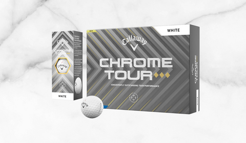 The New Chrome Tour Triple Diamond Golf Balls